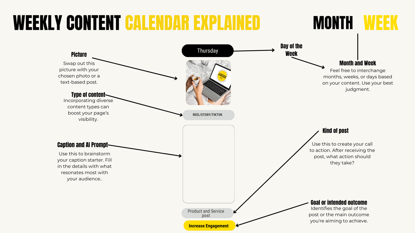 4 month Tax Season Social Media Content Planner