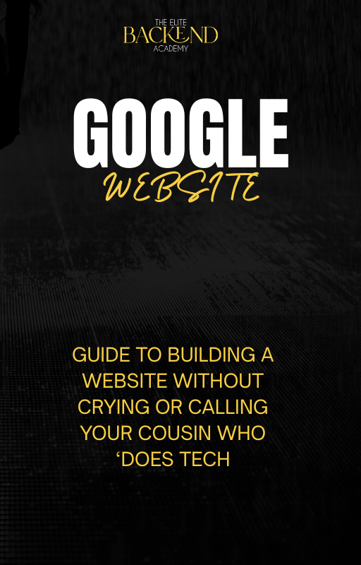 Google Website (Google Sites)