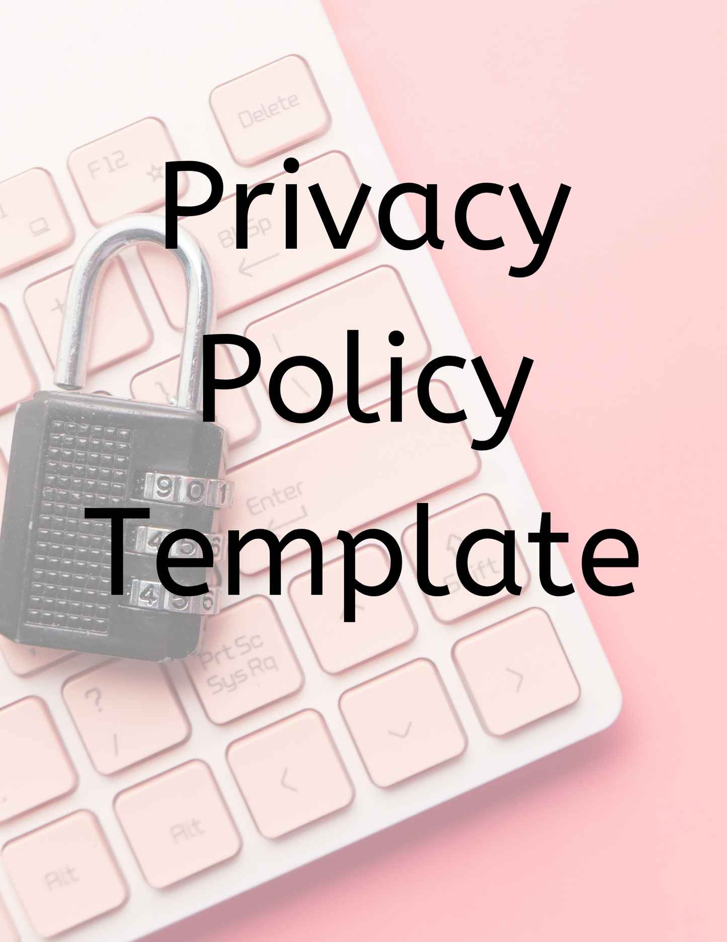 Privacy Policy Template