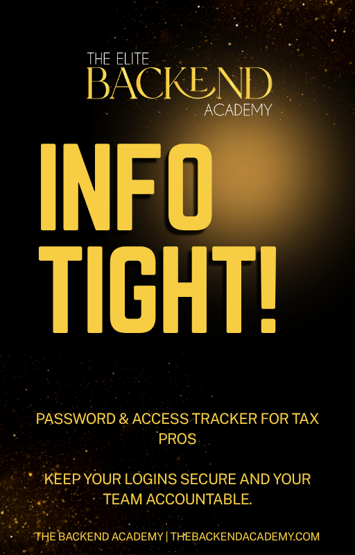 Info Tight: Password & Access Tracker for Tax Pros