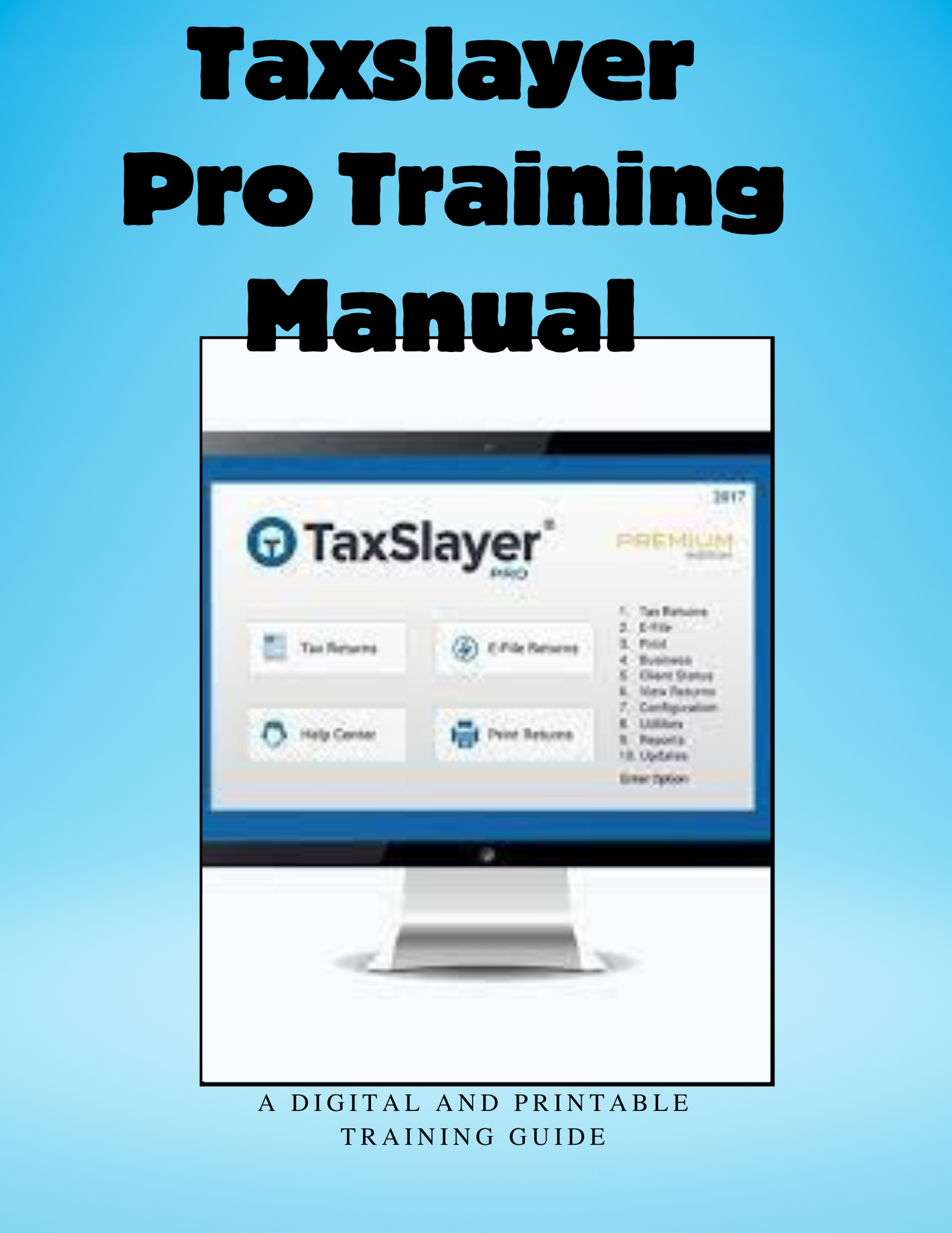 Taxslayer Pro Software Manual