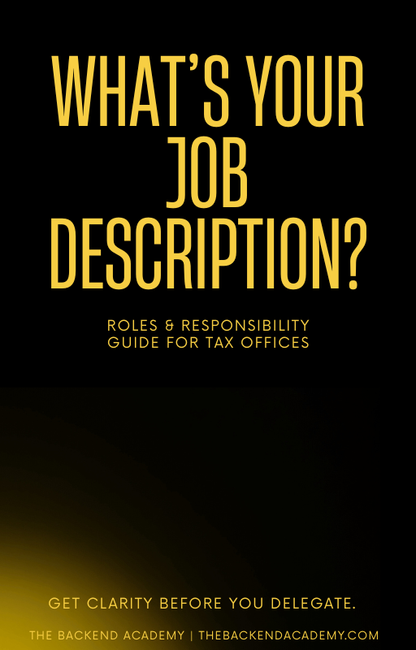 What’s Your Job Description? Roles & Responsibility Guide for Tax Offices