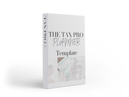 Tax Pro Planner Template