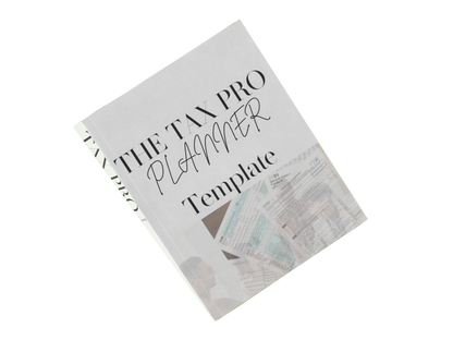 Tax Pro Planner Template